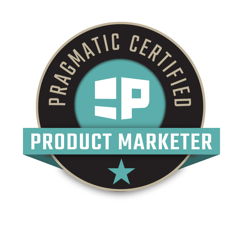 Pragmatic Certified Product Marketer Badge