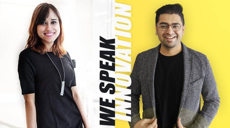 Harsh Wardhan and Prapti Jha of We Speak Innovation