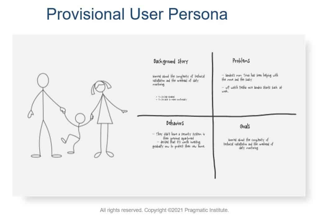provisional user persona