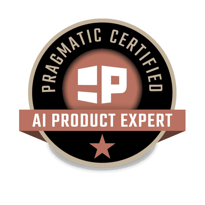 Pragmatic Institute Certified AI Product Expert Badge